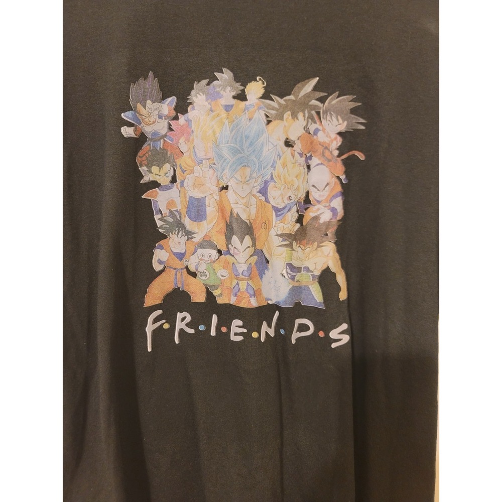 Y2K Dragon Ball Z-Friends Men's Tshirt Color Black Size 2XL